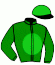 casaque portée par Carrere S. jockey du cheval de course LINER DE GUYE, information pmu ZETURF
