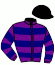 casaque portée par Madamet A. jockey du cheval de course NEROKAS, information pmu ZETURF