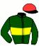 casaque portée par Zuliani Mme Bla. jockey du cheval de course LUCIOLE ROQUE, information pmu ZETURF