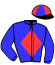 casaque portée par Bernard A. jockey du cheval de course VALWUGREEN, information pmu ZETURF