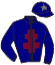 casaque portée par Valle Skar Mlle F. jockey du cheval de course KAO BANG, information pmu ZETURF