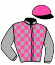 casaque portée par Zuliani Mme Bla. jockey du cheval de course JADE DE LA ROQUE, information pmu ZETURF