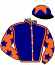 casaque portée par Seigneul A. jockey du cheval de course GREYM, information pmu ZETURF