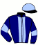 casaque portée par Verva M. jockey du cheval de course FAKIR DU NORD, information pmu ZETURF