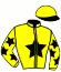 casaque portée par Dubourg K. jockey du cheval de course SATURNE NONANTAIS, information pmu ZETURF