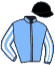 casaque portée par Madamet A. jockey du cheval de course GOODNIGHT BABY, information pmu ZETURF