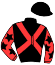 casaque portée par Broust F. jockey du cheval de course KORDELIA, information pmu ZETURF