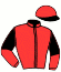 casaque portée par Dieudegard Mlle D. jockey du cheval de course HURRY UP DE HOERDT, information pmu ZETURF