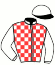 casaque portée par Loncke Th. E. jockey du cheval de course INFALLA, information pmu ZETURF