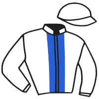 casaque portée par Huygens M. jockey du cheval de course JANVIER DE CELLES, information pmu ZETURF