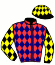 casaque portée par Nicco Mlle A. jockey du cheval de course CALY ROSAY, information pmu ZETURF