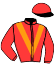 casaque portée par Guineheux Tho. jockey du cheval de course JOYVOL, information pmu ZETURF