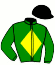 casaque portée par Bureller E. jockey du cheval de course FORISK, information pmu ZETURF
