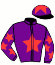 casaque portée par Le Quilleuc S. jockey du cheval de course MON OURAGAN, information pmu ZETURF
