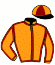 casaque portée par Seguy V. jockey du cheval de course GIGA SUPER, information pmu ZETURF