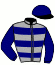casaque portée par Mingant M. jockey du cheval de course FLORICO DU MONT, information pmu ZETURF