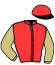 casaque portée par Thomain D. jockey du cheval de course KIWI DE BAFFAIS, information pmu ZETURF