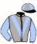 casaque portée par Androuin M. jockey du cheval de course SAIDA, information pmu ZETURF