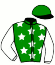 casaque portée par Koenig F. X. jockey du cheval de course HAPPY NATH, information pmu ZETURF