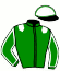 casaque portée par Bruneau J. jockey du cheval de course JIBI DU FRUITIER, information pmu ZETURF