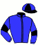 casaque portée par Migeot De Baran P. jockey du cheval de course HOLDEM RIVER, information pmu ZETURF