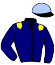 casaque portée par Desmigneux F. jockey du cheval de course ELIOTTNELL ONE (FR), information pmu ZETURF
