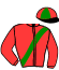 casaque portée par Thurmes T. jockey du cheval de course GY DU GANEP, information pmu ZETURF