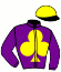 casaque portée par Parys C. jockey du cheval de course EN CHOEUR FERFAY, information pmu ZETURF