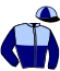 casaque portée par Blavette J. jockey du cheval de course KAISER DU BELVER, information pmu ZETURF