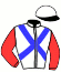 casaque portée par Cueff L. jockey du cheval de course GOLOVKIN NATHANPI, information pmu ZETURF