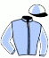 casaque portée par Douaneau E. jockey du cheval de course JAVADA DU MONT, information pmu ZETURF