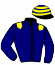 casaque portée par Vercruysse P. jockey du cheval de course JADE DE NAVARY, information pmu ZETURF