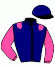casaque portée par Smit W. jockey du cheval de course KENRISK (FR), information pmu ZETURF