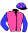 casaque portée par Bachelot T. jockey du cheval de course BELEAVE YOU (FR), information pmu ZETURF