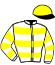 casaque portée par Mosse A. jockey du cheval de course DOBRA, information pmu ZETURF