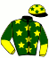 casaque portée par Demuro C. jockey du cheval de course NOBLE HEIDI, information pmu ZETURF