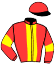 casaque portée par Demuro C. jockey du cheval de course MASTER LIGHT, information pmu ZETURF