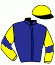 casaque portée par Boisseau L. jockey du cheval de course BALI, information pmu ZETURF
