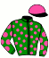 casaque portée par Cheyer Mme Per. jockey du cheval de course ADDICTION DREAM, information pmu ZETURF