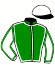 casaque portée par Phanthura A. jockey du cheval de course ELZADA, information pmu ZETURF