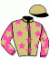 casaque portée par Bachelot T. jockey du cheval de course SHAMASUN, information pmu ZETURF