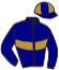 casaque portée par Corallo E. jockey du cheval de course DYPTIQUE, information pmu ZETURF