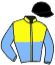 casaque portée par Thomas Ron. jockey du cheval de course SUNNY ANGEL, information pmu ZETURF