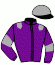 casaque portée par Guillochon J. jockey du cheval de course BALINA GARY, information pmu ZETURF