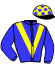 casaque portée par Marquand T. jockey du cheval de course GREY CHARGER, information pmu ZETURF