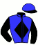 casaque portée par Madamet A. jockey du cheval de course BIG DRIFT, information pmu ZETURF