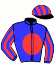 casaque portée par Valle Skar Mlle F. jockey du cheval de course ESSAI TRANSFORME, information pmu ZETURF