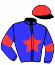 casaque portée par Chauve-laffay Q. jockey du cheval de course GABRIELLE AVENUE (FR), information pmu ZETURF