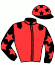casaque portée par Jamet J. jockey du cheval de course ISOCRATE DU CITRUS, information pmu ZETURF