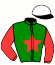 casaque portée par Chauchis M. jockey du cheval de course GRANDIOSO, information pmu ZETURF